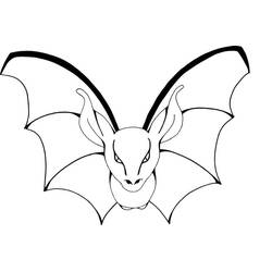 Bat (Animals) coloring page #212493 to print and color