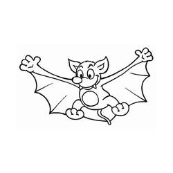 Bat (Animals) coloring page #212502 to print and color