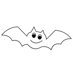 Bat (Animals) coloring page #212503 to print and color