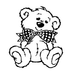 Coloring page: Bear (Animals) #12205 - Printable coloring pages