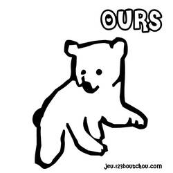 Coloring page: Bear (Animals) #12210 - Free Printable Coloring Pages