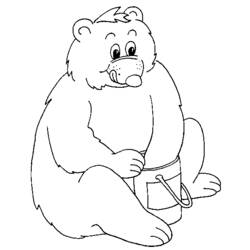 Coloring page: Bear (Animals) #12212 - Free Printable Coloring Pages