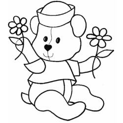 Coloring page: Bear (Animals) #12296 - Printable coloring pages