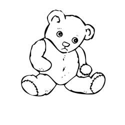 Coloring page: Bear (Animals) #12308 - Printable coloring pages
