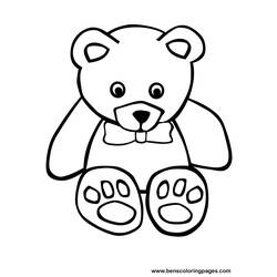 Coloring page: Bear (Animals) #12312 - Free Printable Coloring Pages