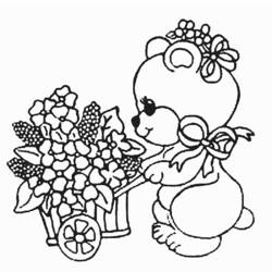 Coloring page: Bear (Animals) #12354 - Free Printable Coloring Pages