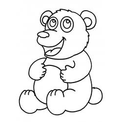 Bear (Animals) coloring page #180712 to print and color