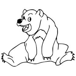 Bear (Animals) coloring page #180734 to print and color
