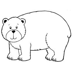 Bear (Animals) coloring page #180736 to print and color