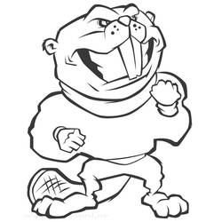 Beaver (Animals) coloring page #207219 to print and color