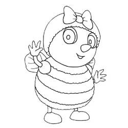 Coloring page: Bee (Animals) #134 - Free Printable Coloring Pages