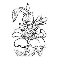 Coloring page: Bee (Animals) #148 - Free Printable Coloring Pages