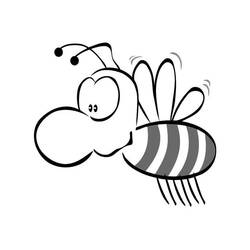 Coloring page: Bee (Animals) #149 - Free Printable Coloring Pages