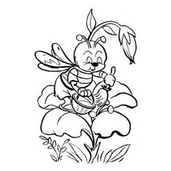 Coloring page: Bee (Animals) #169 - Free Printable Coloring Pages