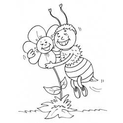 Bee (Animals) coloring page #184167 to print and color