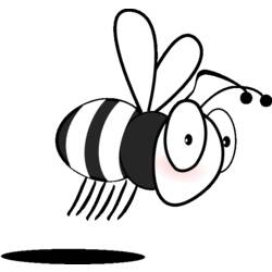 Coloring page: Bee (Animals) #96 - Printable coloring pages