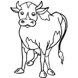 Coloring page: Beef (Animals) #1344 - Printable coloring pages