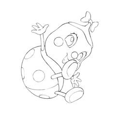 Coloring page: Bettle (Animals) #3430 - Free Printable Coloring Pages