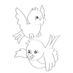 Coloring page: Birds (Animals) #11879 - Free Printable Coloring Pages