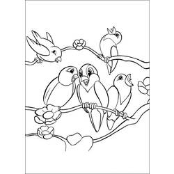 Coloring page: Birds (Animals) #11906 - Free Printable Coloring Pages