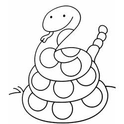 Coloring pages: Boa - Printable Coloring Pages