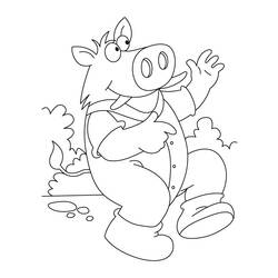 Coloring page: Boar (Animals) #14711 - Printable coloring pages