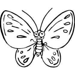 Coloring page: Butterfly (Animals) #15666 - Free Printable Coloring Pages