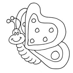 Coloring page: Butterfly (Animals) #15722 - Free Printable Coloring Pages