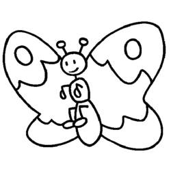 Coloring page: Butterfly (Animals) #15731 - Free Printable Coloring Pages