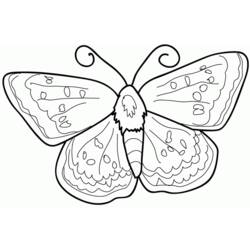 Coloring page: Butterfly (Animals) #15740 - Free Printable Coloring Pages