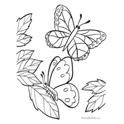 Coloring page: Butterfly (Animals) #15792 - Free Printable Coloring Pages