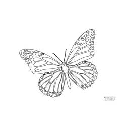 Coloring page: Butterfly (Animals) #15794 - Free Printable Coloring Pages