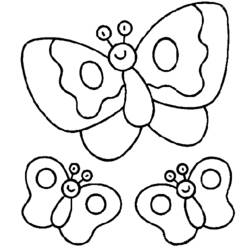 Coloring page: Butterfly (Animals) #15800 - Free Printable Coloring Pages