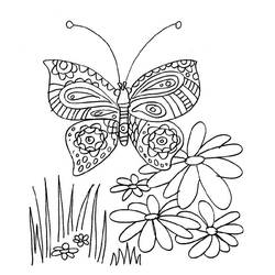Coloring page: Butterfly (Animals) #15832 - Free Printable Coloring Pages