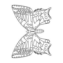 Coloring page: Butterfly (Animals) #15844 - Free Printable Coloring Pages