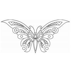 Coloring page: Butterfly (Animals) #15851 - Free Printable Coloring Pages