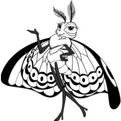 Coloring page: Butterfly (Animals) #15853 - Free Printable Coloring Pages