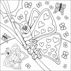 Coloring page: Butterfly (Animals) #15859 - Free Printable Coloring Pages