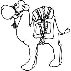 Coloring page: Camel (Animals) #1671 - Printable coloring pages