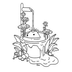 Capybara (Animals) coloring page #207580 to print and color