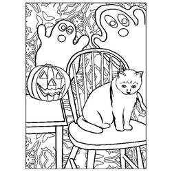 Cat (Animals) coloring page #174950 to print and color