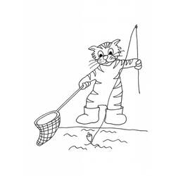 Cat (Animals) coloring page #174967 to print and color