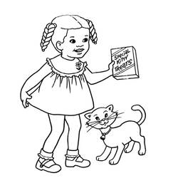 Cat (Animals) coloring page #174981 to print and color
