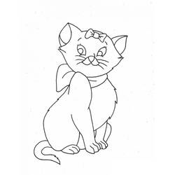 Cat (Animals) coloring page #174990 to print and color
