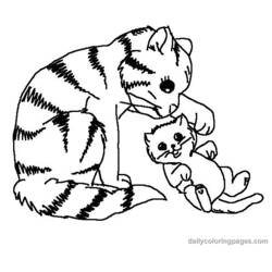 Coloring page: Cat (Animals) #1766 - Free Printable Coloring Pages