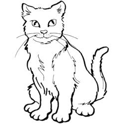 Coloring page: Cat (Animals) #1789 - Free Printable Coloring Pages
