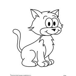 Coloring page: Cat (Animals) #1796 - Printable coloring pages