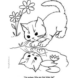 Coloring page: Cat (Animals) #1813 - Free Printable Coloring Pages