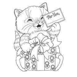 Coloring page: Cat (Animals) #1823 - Free Printable Coloring Pages