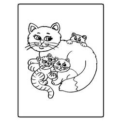 Coloring page: Cat (Animals) #1833 - Free Printable Coloring Pages